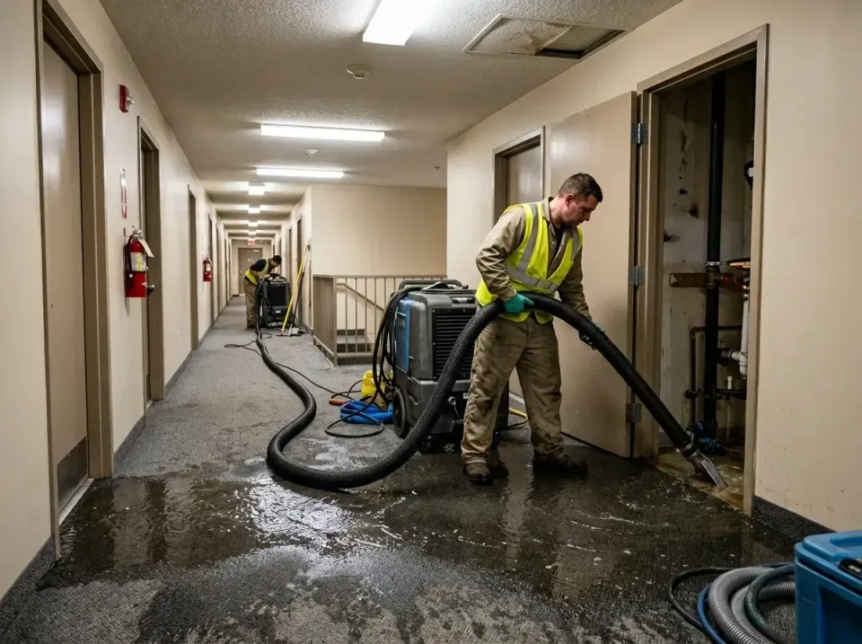 multi-unit-apartment-hallway-f-005 — frequently asked questions, Emergency Burst Pipe Water Extraction & Removal in Bethesda…